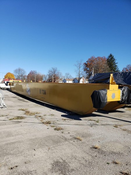 90/45 TON X 82&#039; X 40&#039; LIFT PHD 8 WHEEL OVERHEAD BRIDGE CRANE