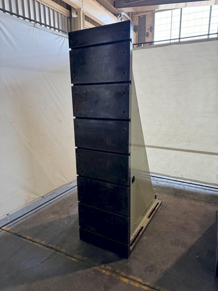 24&quot; WIDE X 84&quot; TALL X 48&quot; DEEP T-SLOTTED ANGLE PLATE. STOCK # 0365024