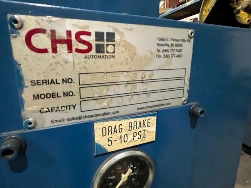 4,000# X 20" CHS NONPOWERED  UNCOILER  COIL REEL STOCK#3642