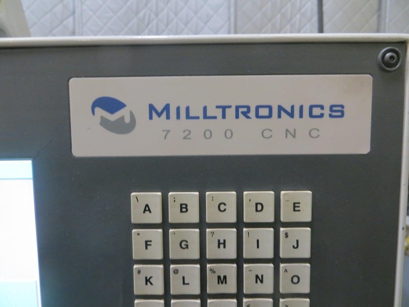 Milltronics Partner MM18 Vertical CNC Machining Center W Milltronics 7200 Control, 16 Station Carousel Tool Changer, Coolant Tank &amp; Pump and MORE!- Auction Item