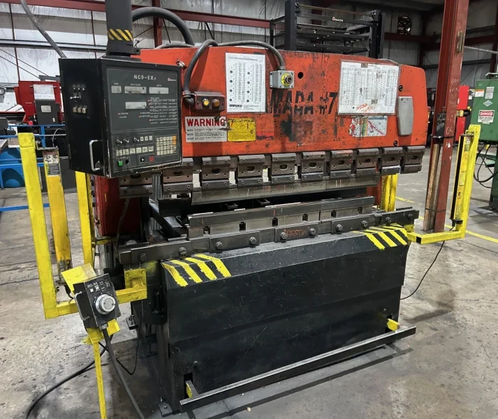 50 TON AMADA RG50 CNC HYDRAULIC PRESS BRAKE: YOBRO #24848