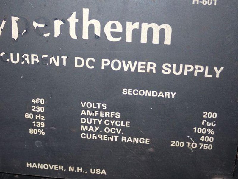 Hypertherm 600 Amp Plasma Cutter - H-601