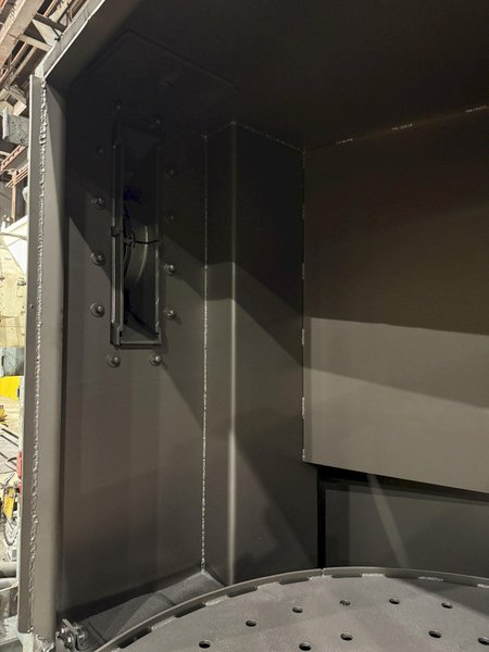 72” TABLE PANGBORN MODEL LK ROTOBLAST SHOT BLAST MACHINE: YOBRO #24357