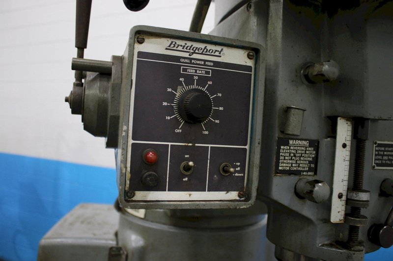 4 HP BRIDGEPORT SERIES II VERTICAL MILL: STOCK #75197