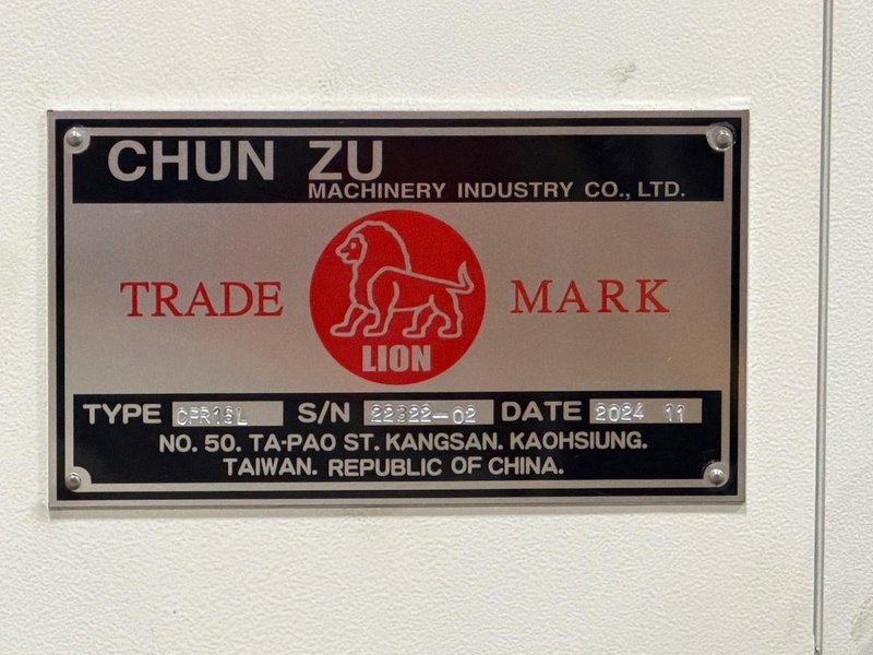 #40 Chun Zu Model CPR-16L Flat Die Thread Rolling Machine