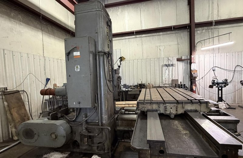 4" GIDDINGS &amp; LEWIS 340-T HORIZONTAL BORING MILL. STOCK # 0758926