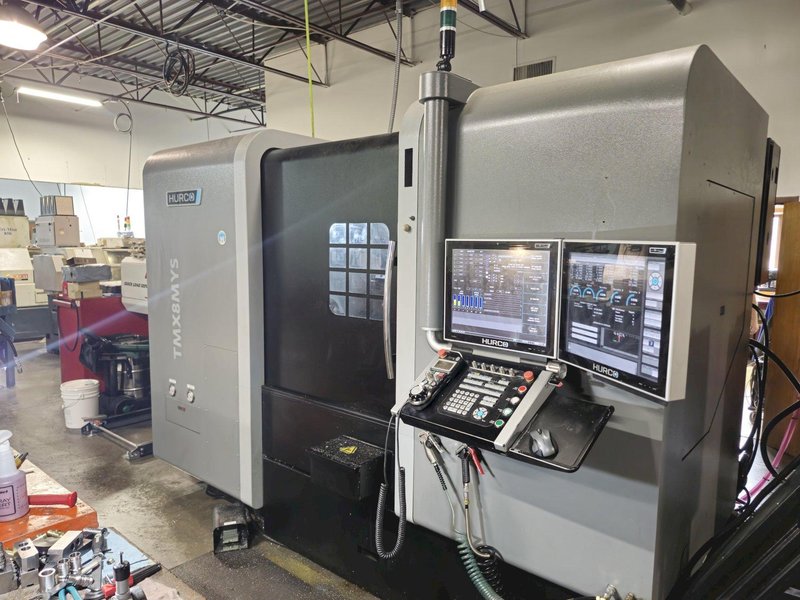 2023 HURCO TMX8MYSi CNC Lathe - 5-Axis, 4500 RPM, Live Tooling, 37 HP