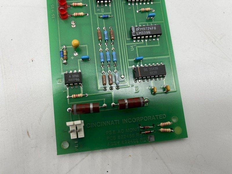 PCB 822458 REV B CINCINNATI INC ASSY 822459 REV D STOCK #15838