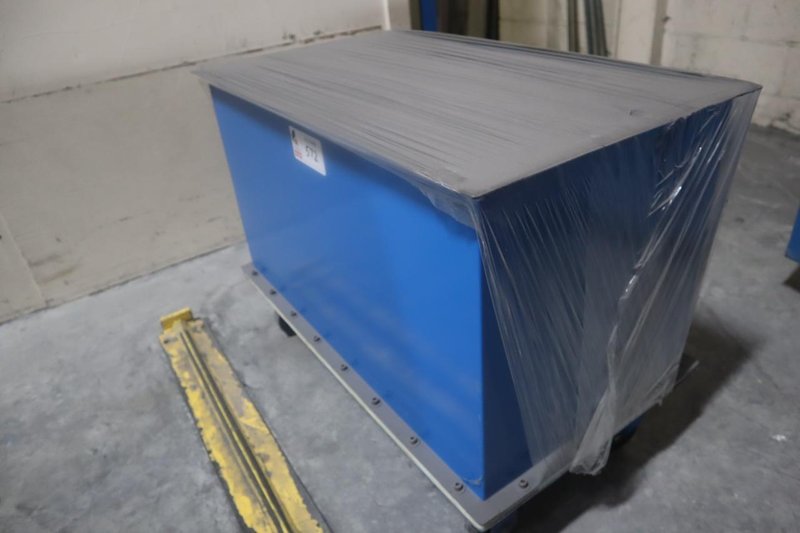 Rolling Metal Powder Coating Hopper- Auction Item