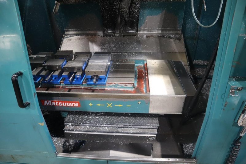 Matsuura MC-800VF CNC Vertical Machining Center, Yasnac i80 CNC, CT40, 8K RPM, 30 ATC - Auction Item