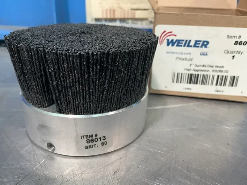 WEILER 3” BURR-RX DISC BRUSH   -  86013