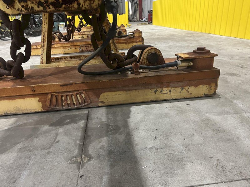 53 TON (107,500 LBS) BUSHMAN MODEL #MT420 TELESCOPING MAGNETIC LIFTING SPREADER BEAM  W/ OHIO MAGNETICS DIESEL GENERATOR: STOCK #20419