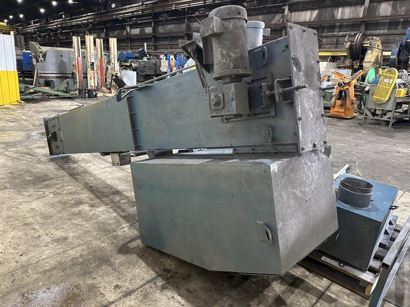 48&quot; TABLE VIKING MODEL #4812CT CONTINUOUS SHOT BLAST PARTS CLEANING SYSTEM, NEW IN 2017: STOCK #22469