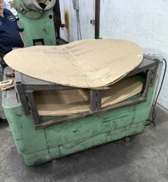 30,000# x 72" Cincinnati Forte Uncoiler with Coil Car stock#4182