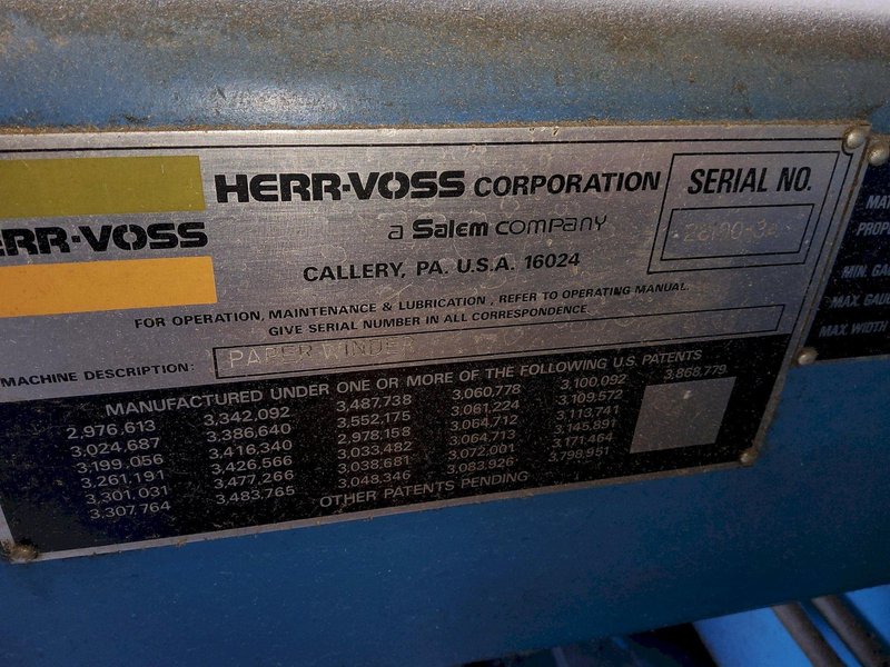 48" x 20,000 LBS X .080" HERR VOSS CUT-TO-LENGTH LINE W/ PRECISION LEVELER: STOCK #22693
