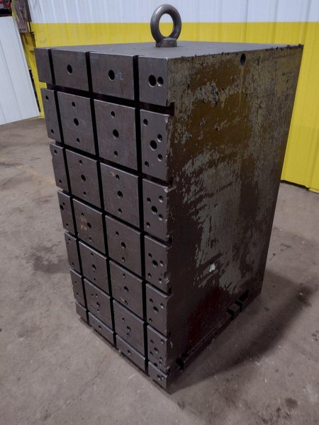 48&quot; X 24&quot; X 30&quot; ANGLE PLATES SET OF (2) T-SLOTTED BLOCKS: STOCK #19048