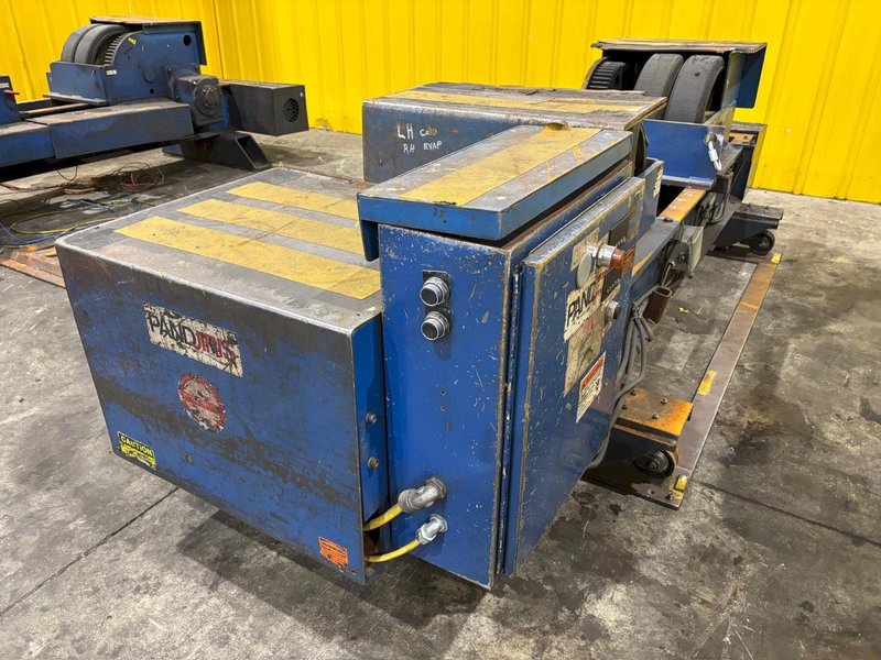 34 TON (68,000 LBS) PANDJIRIS MODEL #PR100 GEAR DRIVEN POWERED TANK TURNING ROLLS: YOBRO #24351