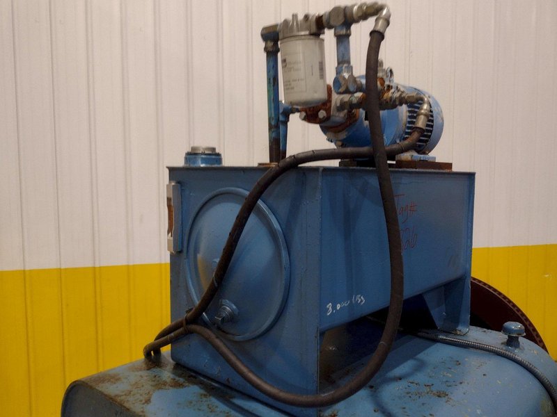 10,000 LB X 42” B&amp;K MOTORIZED UNCOILER COIL REEL : STOCK #22955