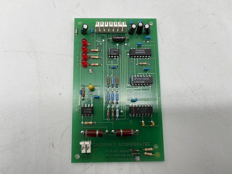 PCB 822458 REV B CINCINNATI INC ASSY 822459 REV D STOCK #15838