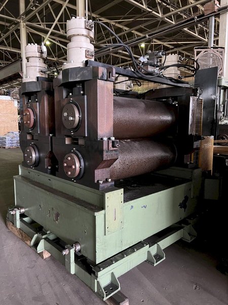 50&quot; WIDE BRADBURY-PUMA &quot;STUCCO&quot; DESIGN TWIN-STAND EMBOSSER ROLLS, NEW 2013: STOCK #17004