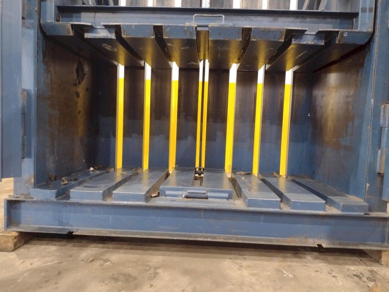 60" x 30" JV CRAM-A-LOT MODEL #60 DOWNSTROKE CARDBOARD VERTICAL BALER: STOCK #23602