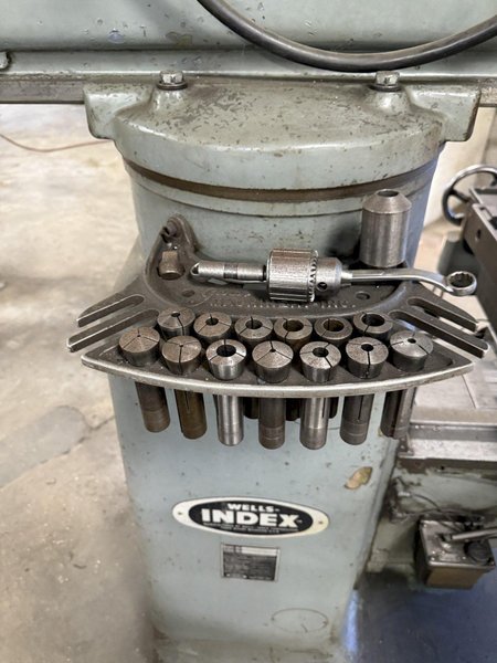 2HP WELLS INDEX MODEL 847 VERTICAL MILL. STOCK #1008025