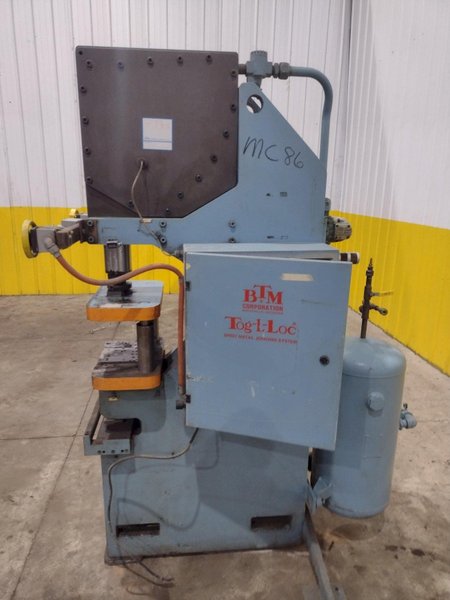 BTM TOG-L-LOC B-20H 4.5 STROKE SHEET METAL JOINING MACHINE: YOBRO #24799