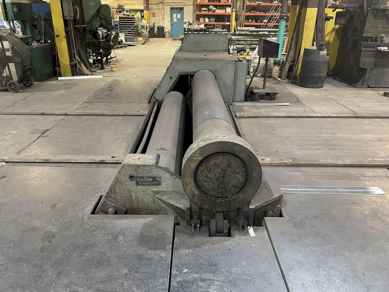 10' X 1-3/16" BERTSCH CENTURY II HYDRAULIC PLATE ROLL. STOCK # 0680524