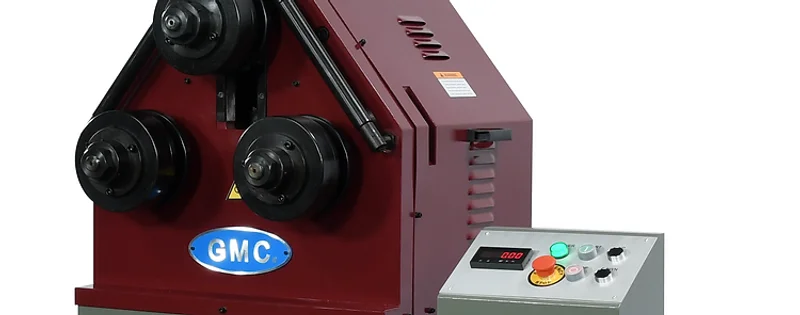NEW GMC MODEL PRB-55H HYDRAULIC ANGLE ROLL BENDER WITH MANUAL POSITIONING