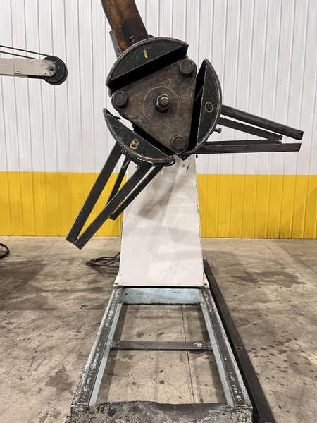 20,000 LBS X 54&quot; X .125&quot; CWP COIL SERVO FEED LINE, REEL, STRAIGHTENER, FEEDER, THREADING TABLE: STOCK #21083