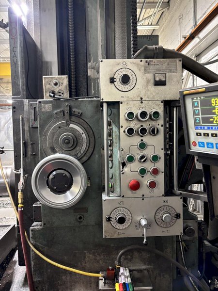 4" DEVLIEG 43K-72 HORIZONTAL BORING MILL. STOCK # 0219226
