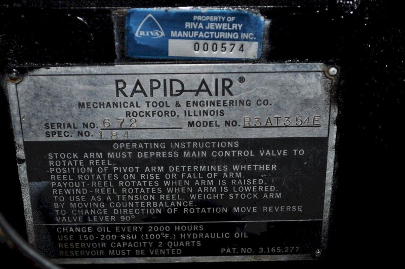 150 LB x 5&quot; RAPID AIR UNCOILER