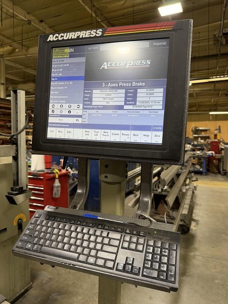 2003 Accurpress 717512 Hydraulic Press Brake (#5797)