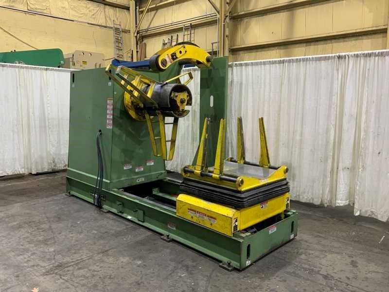 Coe Press Coil Reel And Straightener Combination 15,000 Lbs. x 18&quot; Wide
