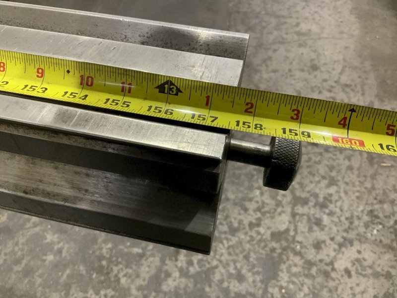 13' X 4-3/8" X 4-3/8" 8-WAY PRESS BRAKE DIE: STOCK #81512