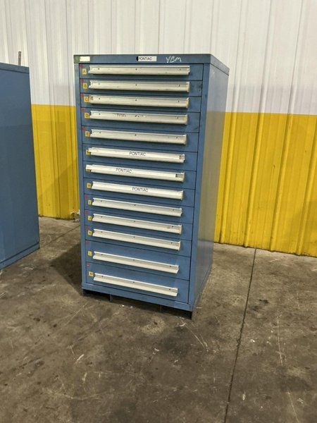 13 DRAWER x 30" x 28" x 59" HIGH LYON TOOL STORAGE CABINET: YOBRO #25395