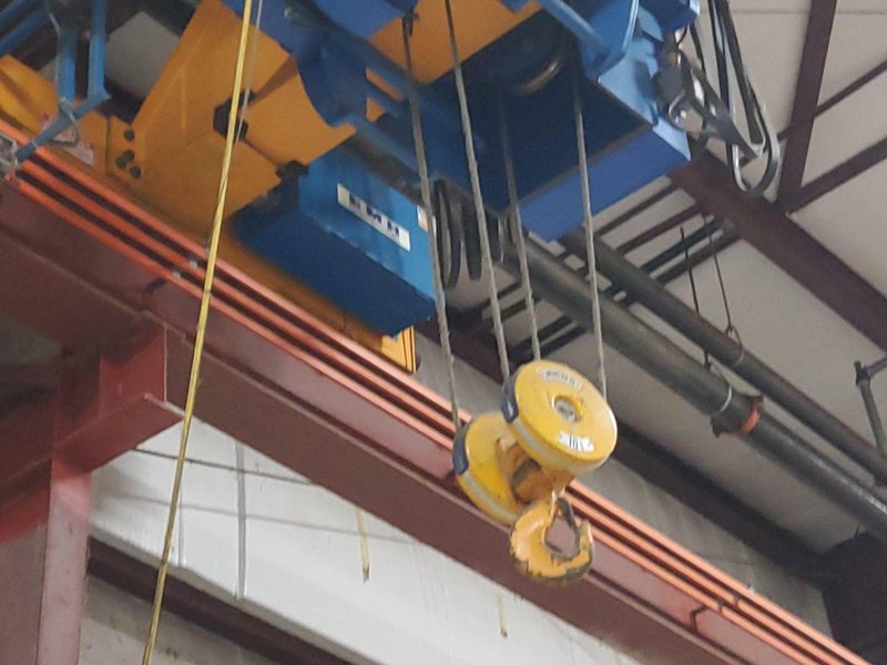 10 ton x 47&#039; ABBUS Bridge crane &amp; EMH hoist: YOBRO #24211