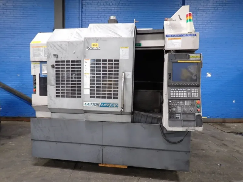 OKUMA CORPORATION 22" X 51" CNC VMC  -  GENOS M560-V