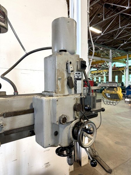 39" x 8" Arboga Radial Drill RLM 3508, 70-1350 RPM, 4 MT, Power Elevation, Box Table, 3 HP