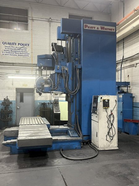 PRATT &amp; WHITNEY 4EA CNC JIG BORER. STOCK # 0991025