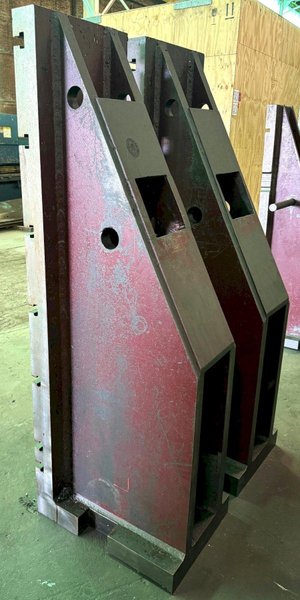 (2) 20&quot; x 78&quot; Angle Plates, (3) Vert T-Slots, (7) Horiz T-Slots