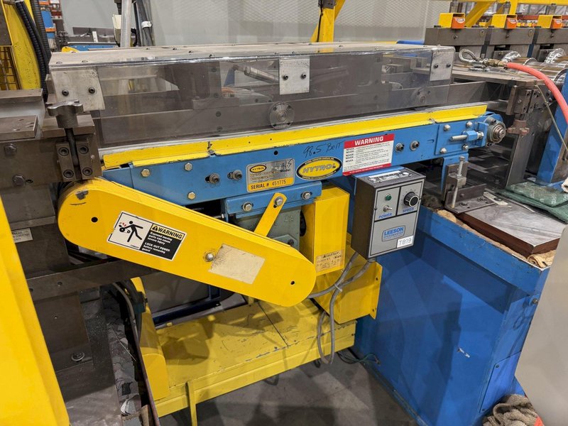 30 STAND X 1.5" RLM ROLLFORMER LINE TOOLED FOR GUTTER TOPPER 2003 20" ROLL SPACE: YOBRO 25922