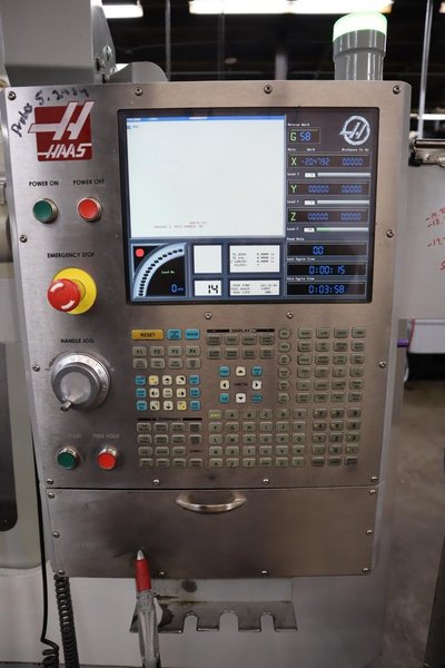 Haas VF-3SS CNC Vertical Machining Center, 12K Spindle, 24 Station SMTC, Probing, TSC, 4th and 5th Axis Brushless Drives- Auction Item