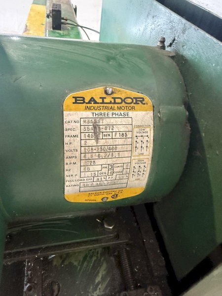 9" X 16" DOALL C-916 HORIZONTAL BANDSAW W/ 10' X 18" CONVEYOR. STOCK # 0112526.