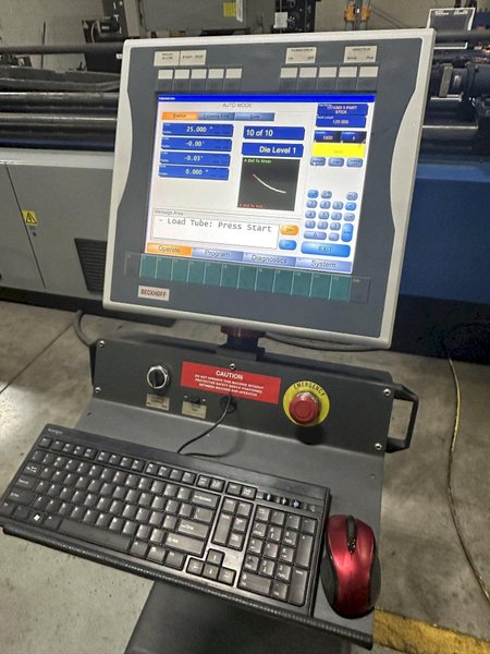 6&quot; EATON LEONARD (NEW IN 2012) MODEL #VB152HP 3-AXIS CNC HYDRAULIC TUBE BENDER: STOCK #18103
