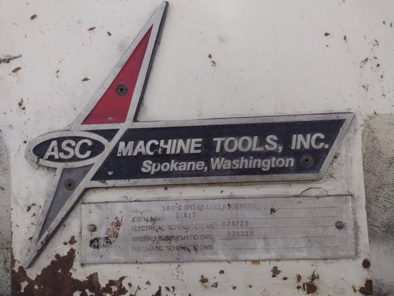 20,000 LBS x 36&quot; ASC MODEL SUA2-36 DRIVEN UNCOILER COIL REEL: STOCK #20442