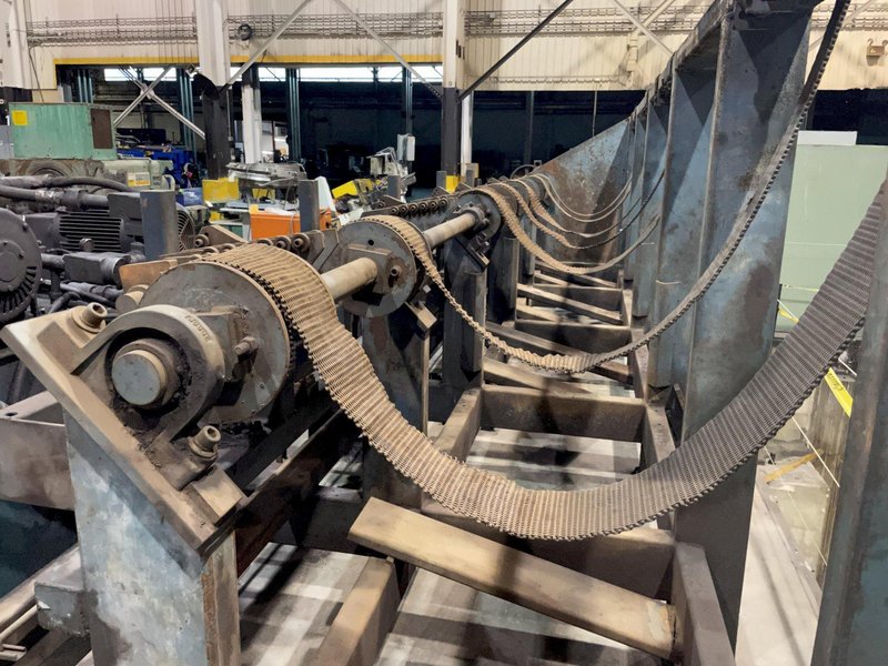 1000 TON (7") AMD MODEL #1000-3030 HYDRAULIC BILLET BAR SHEAR: STOCK #10000