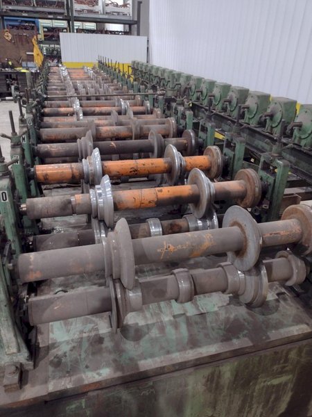 20 STAND X 3&quot; X 48&quot; ASC RAFTED ROLLFORMER, TOOLED FOR 36&quot; STANDING SEAM ROOF PANEL: STOCK #14214