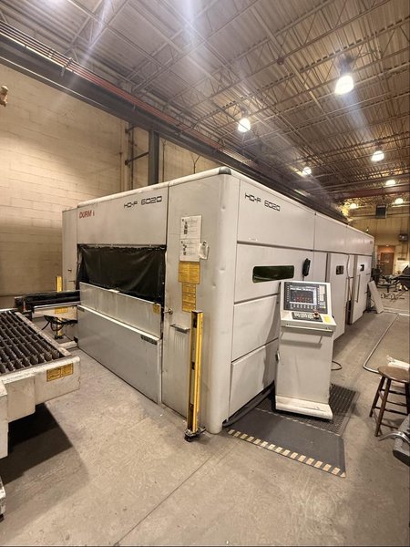6000 Watt Durma 6020 HD-F Fiber Laser, 2015 – 6.5′ x 20′ Table