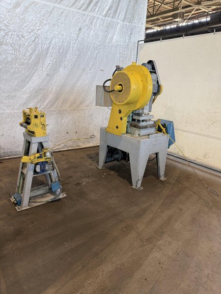 15 TON FLEXO-PRESS C15 PRECISION PRESS WITH STRAIGHTENER &amp; CONTROL. STOCK # 0434926
